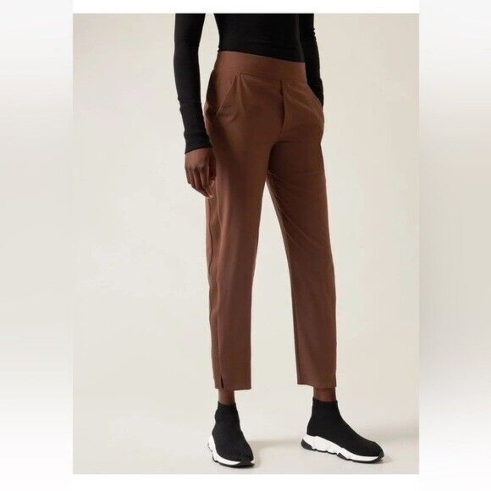 Athleta Brooklyn Ankle Pant, Mahogany, 8